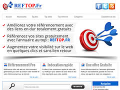 Détails : Reftop.fr annuaire référencement gratuit